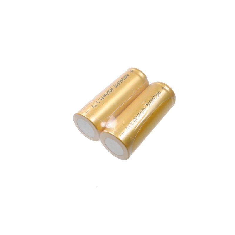 Alta capacidade 26650 4000mAh li-ion recarregável bateria (1 par)
