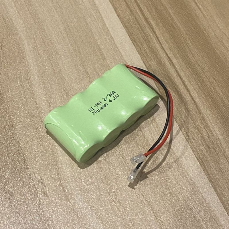 Discover 4.8V 2/3 AA 700mAh Ni-MH Rechargeable Batteries Eco-Friendly Power for Toys and Cameras