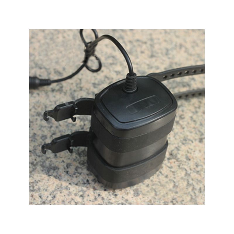 8.4V 8000mAh 6x18650 Pacote de bateria de li-íon recarregável impermeável ajustável 18650 Bateria para luzes de bicicleta LED e farol