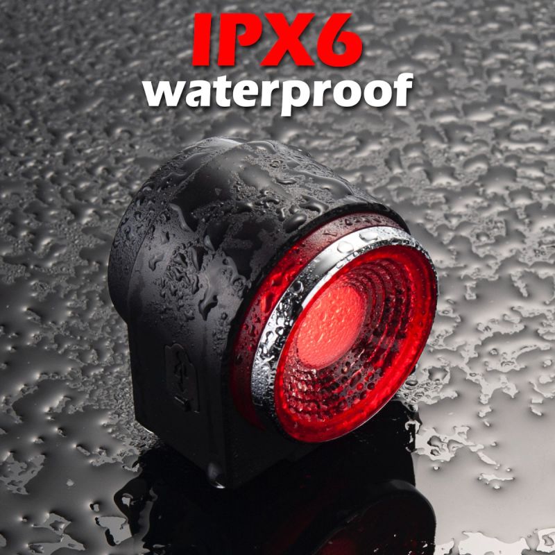 ANTUSI A8 Bicicleta de estrada anti-roubo, trava de alarme, freio automático, ciclismo, luz traseira, controle remoto, luz traseira, bicicleta, MTB, sem fio, campainha