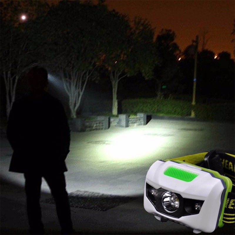 Novos 4 modos LED Headlamp