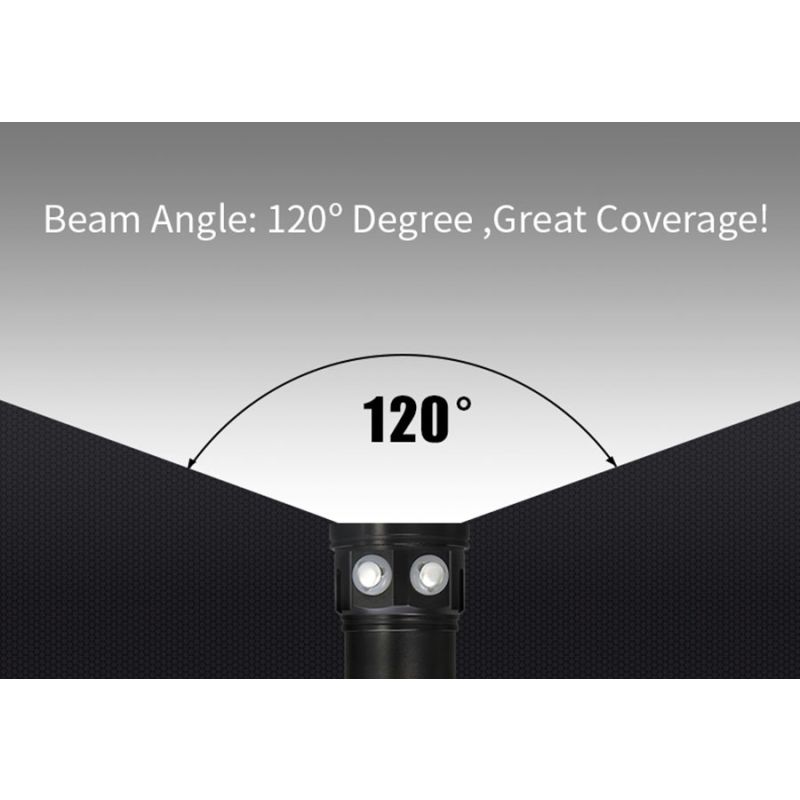 UV 395-400nm Lanterna de mergulho 15x2 luz branca / 4x luz vermelha / 4x luz UV LED lanterna de tocha de mergulho