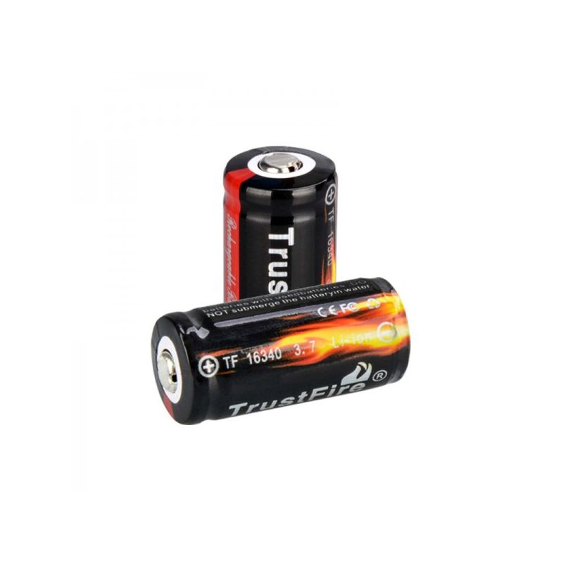 TrustFire 16340 / CR123A 3.7V 880mah Bateria de Li-ion recarregável