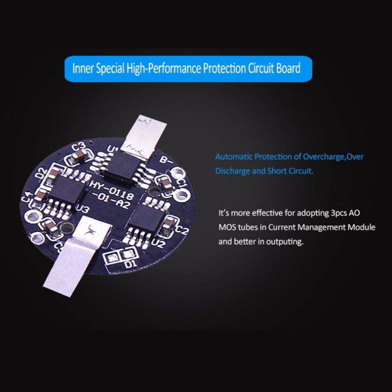 16340 650mAh 3.7V Micro USB Recarregável Li-ion Bateria