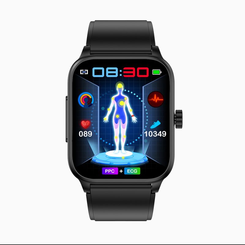 ET540 Blood glucose ECG Body temperature Blood pressure Blood oxygen Heart rate Bluetooth call Smartwatch Fitness Tracker