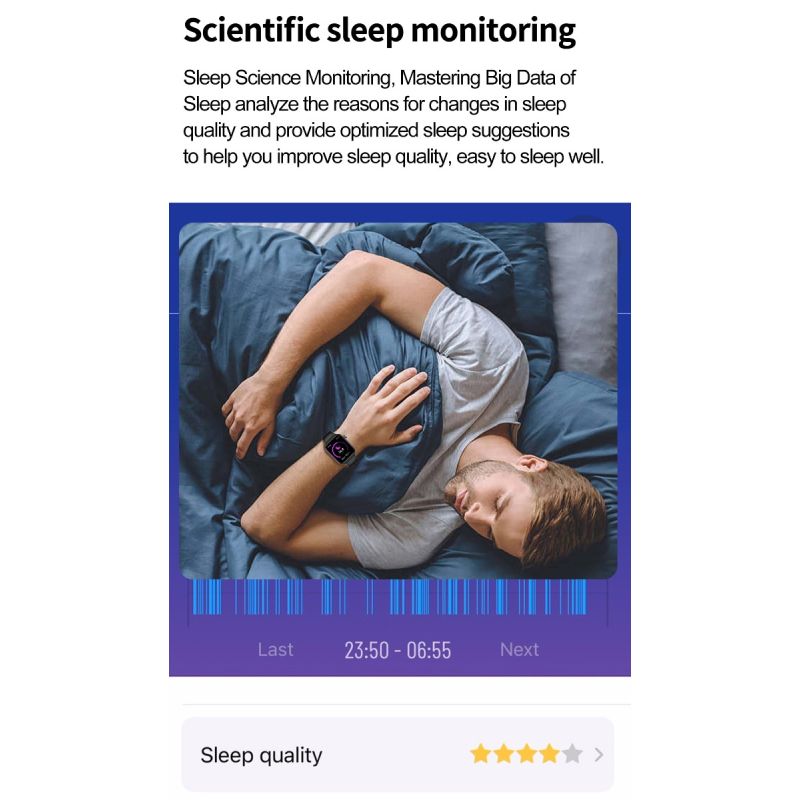 ET570 Blood Glucose Smart Watch ECG Heart Rate Blood Pressure Smartwatch