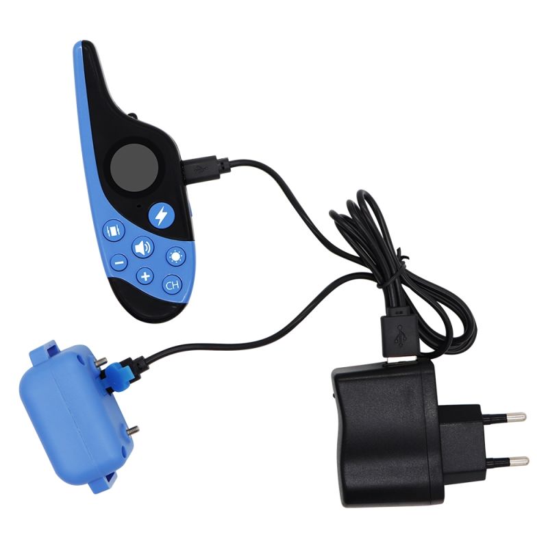 2021 Novo 500m Elétrico Cão Treinamento Colares Pet Remoto Recarregável Recarregável com Display LCD para Todo Som Choque Vibração Som