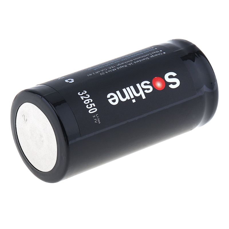 Soshine 6500mAh 3.7V 32650 bateria recarregável lítio lítio lítio