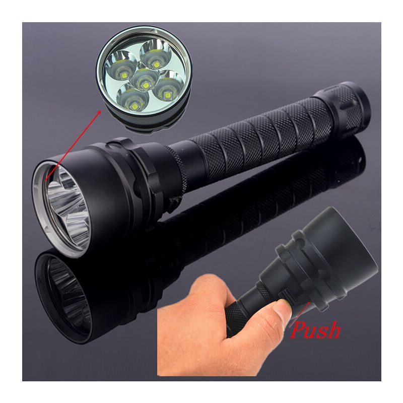 Novo 100m À Prova D 'Água 8000LM L2 LED LED Mergulho Lanterna Tocha