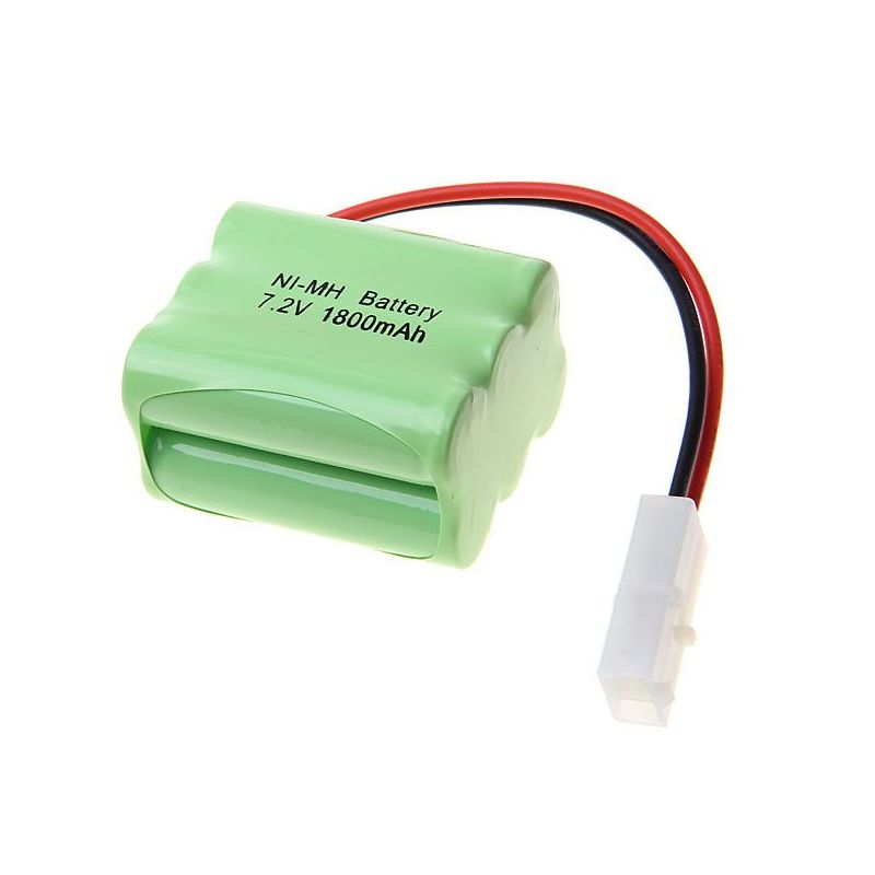 Eco-Friendly 7.2V AA 1800mAh Ni-MH Rechargeable Battery Pack for Remote-Controlled Vehicles and Model Airplanes