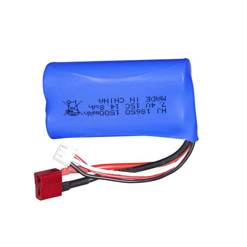 7.4V 1500mAh 15C 18650 Li-ion Battery RC Racing Drone Robotics High Performance Compact Power Source