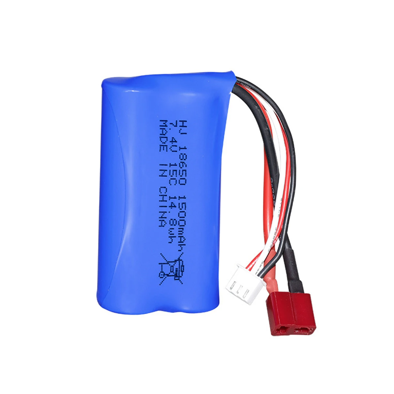 7.4V 1500mAh 15C 18650 Li-ion Battery RC Racing Drone Robotics High Performance Compact Power Source