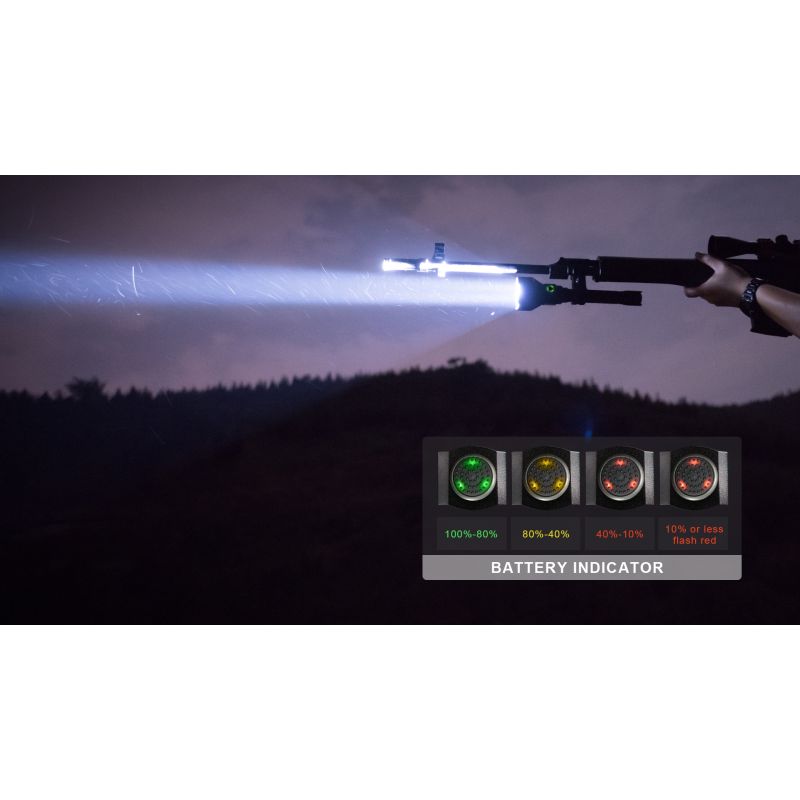 TrustFire T70 Kit XHP35 Oi 1000 metros 2300Lumens de alta potência recarregável lanterna LED