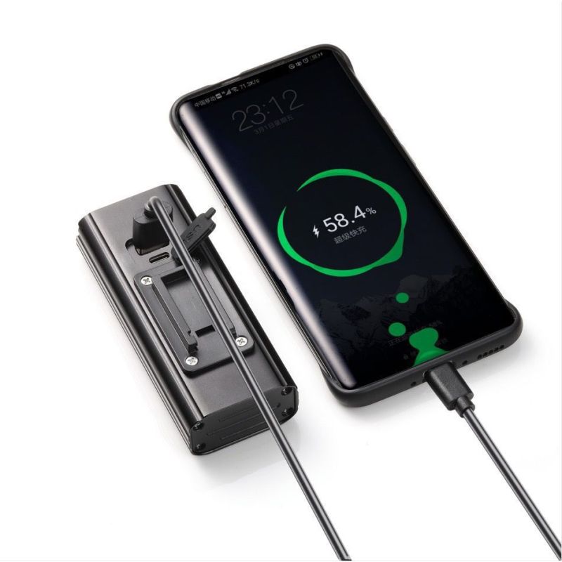 Luzes para bicicleta NiteBeam BR08 8LED 10000 lumens Usb recarregável para bicicleta dianteira