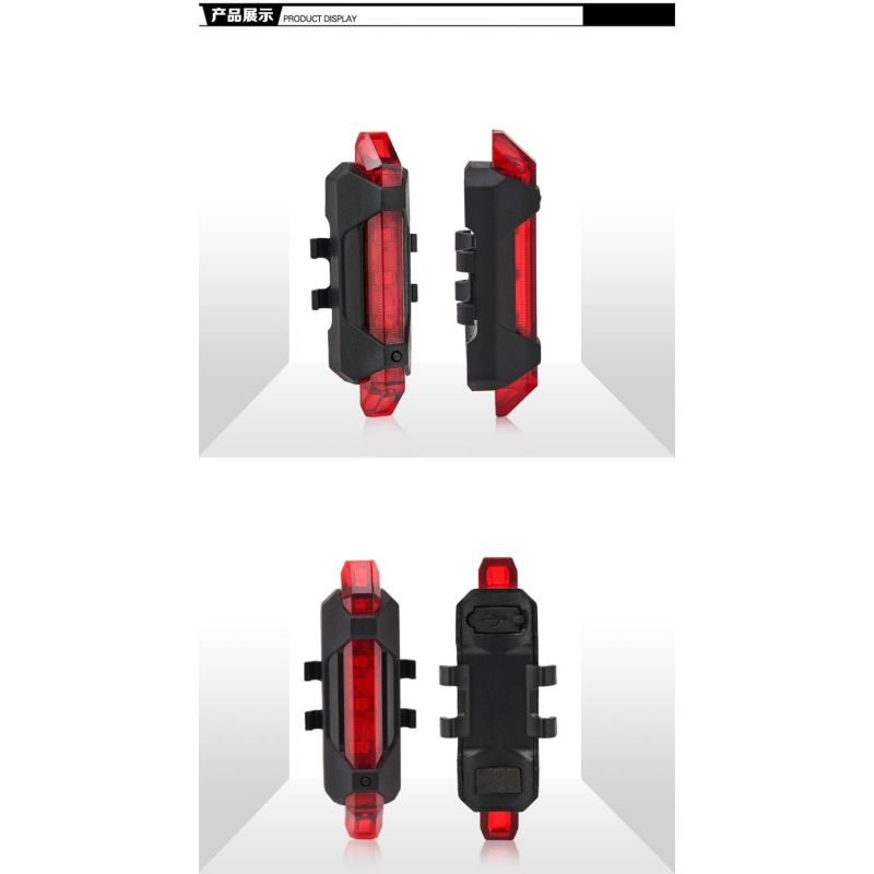 Balança traseira da cauda traseira da cauda traseira da cauda traseira da bicicleta de USB portátil