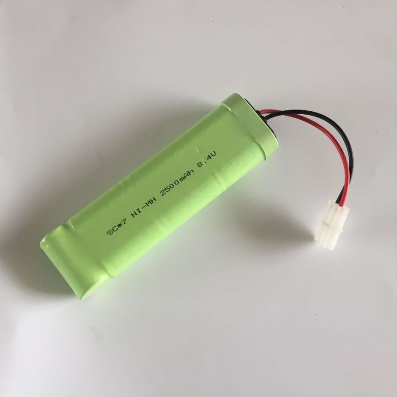 8.4V SC*7 2500mAh Ni-MH Rechargeable Battery Eco-Friendly Power for Model Airplanes & RC Vehicles No Memory Effect