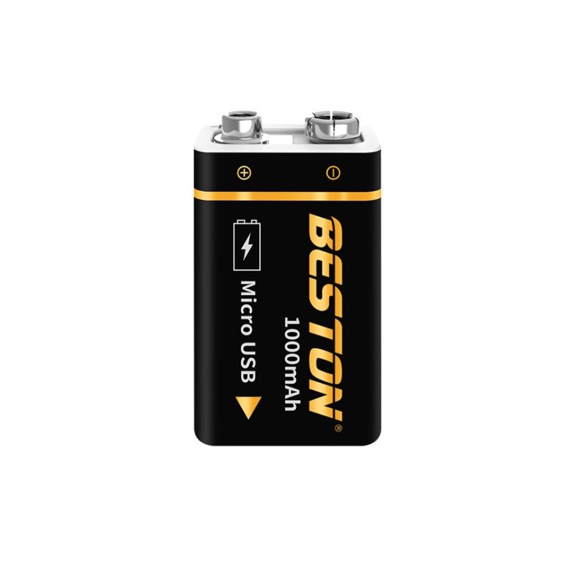 Beston 9V 1000mAh Micro USB Rechargeable Battery Eco-Friendly Power for RC Helicopter Microphone and Toys