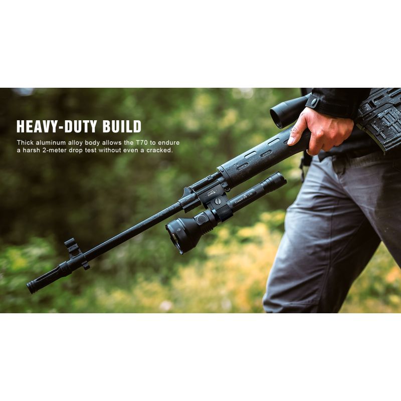 TrustFire T70 Kit XHP35 Oi 1000 metros 2300Lumens de alta potência recarregável lanterna LED