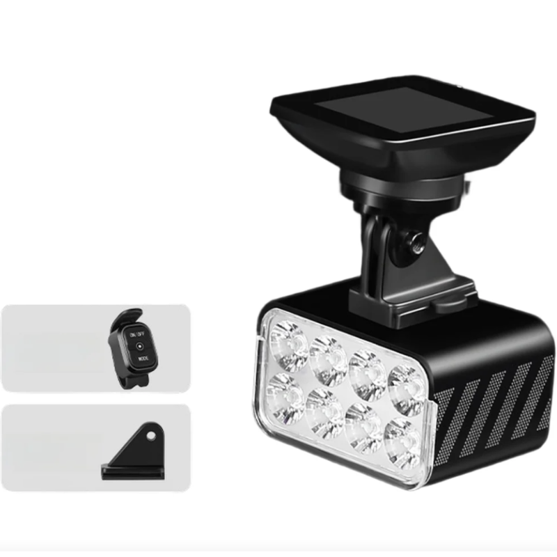 Wireless Remote Hoisting Bike Headlight 1800 Lumens Lifting Front Head Lamp