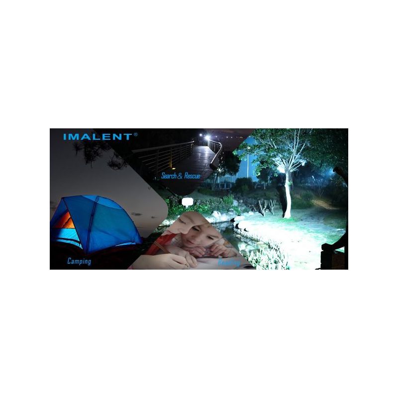 Imalent MS03 XHP70 2º LED 13000 Lumens 324 Metros 21700 Bateria Lanterna EDC