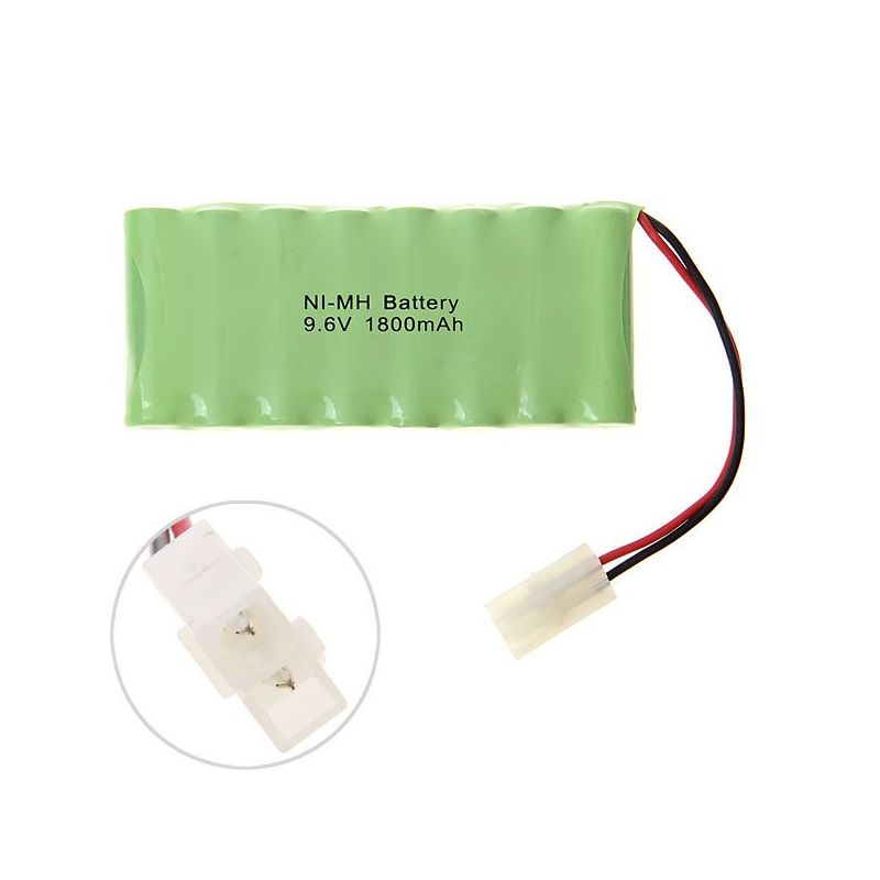 Eco Friendly 9.6V AA 1800mAh Ni-MH Rechargeable Battery Pack Long Lasting Performance for Toys and Remotes