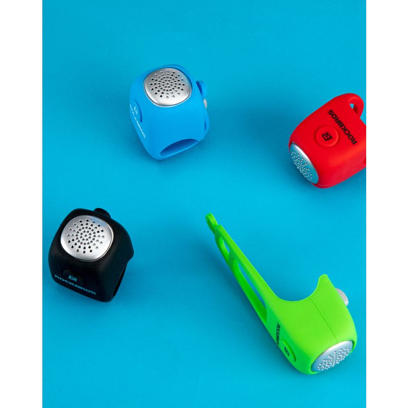 Campainha de ciclismo elétrica ROCKBROS 90 dB buzina à prova de chuva MTB guiador de bicicleta sílica gel shell anel campainha de bicicleta acessórios de bicicleta