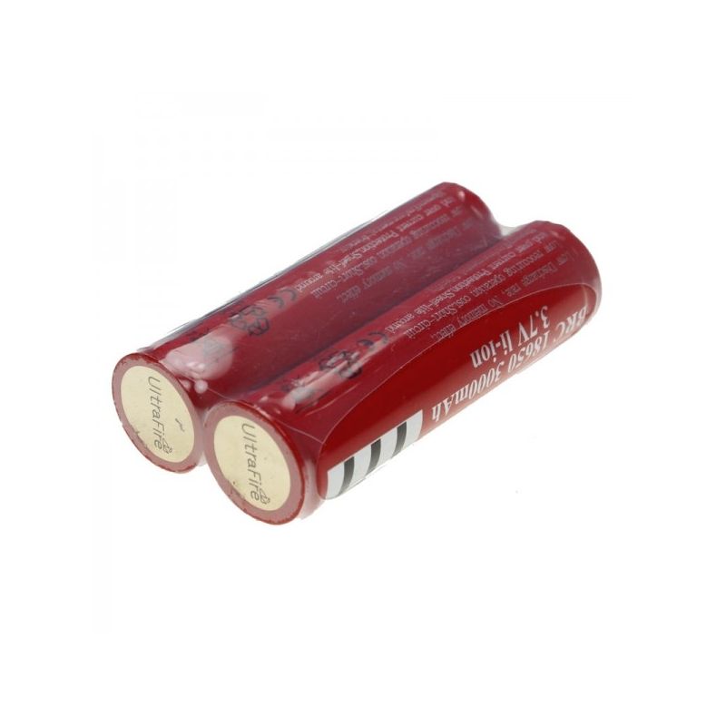 Bateria ultrafire brc 3000mAh 3.7V 18650 com PCB (1 par)