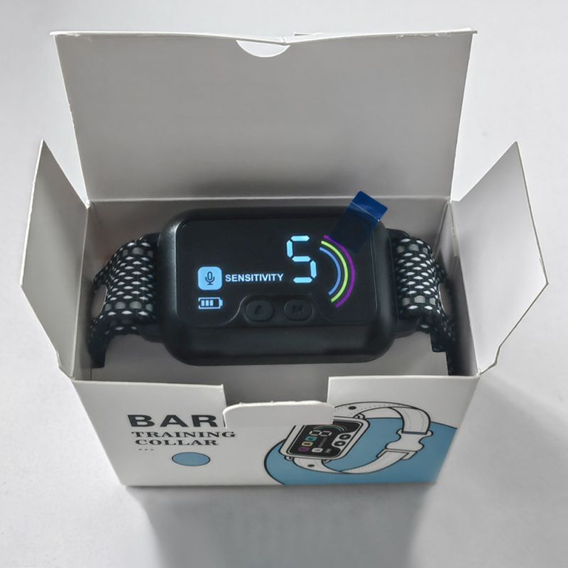 Smart Automatic Anti Barking Dog Collar with Adjustable Training Modes Waterproof Design Bark Detection Tech