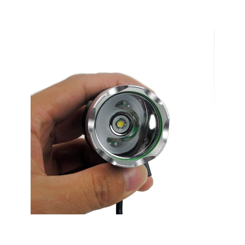 Eternalfire bh01 t6 3 modos 1800 lumens conduziu bicicleta luz bicicleta luzes frontais farol-preto