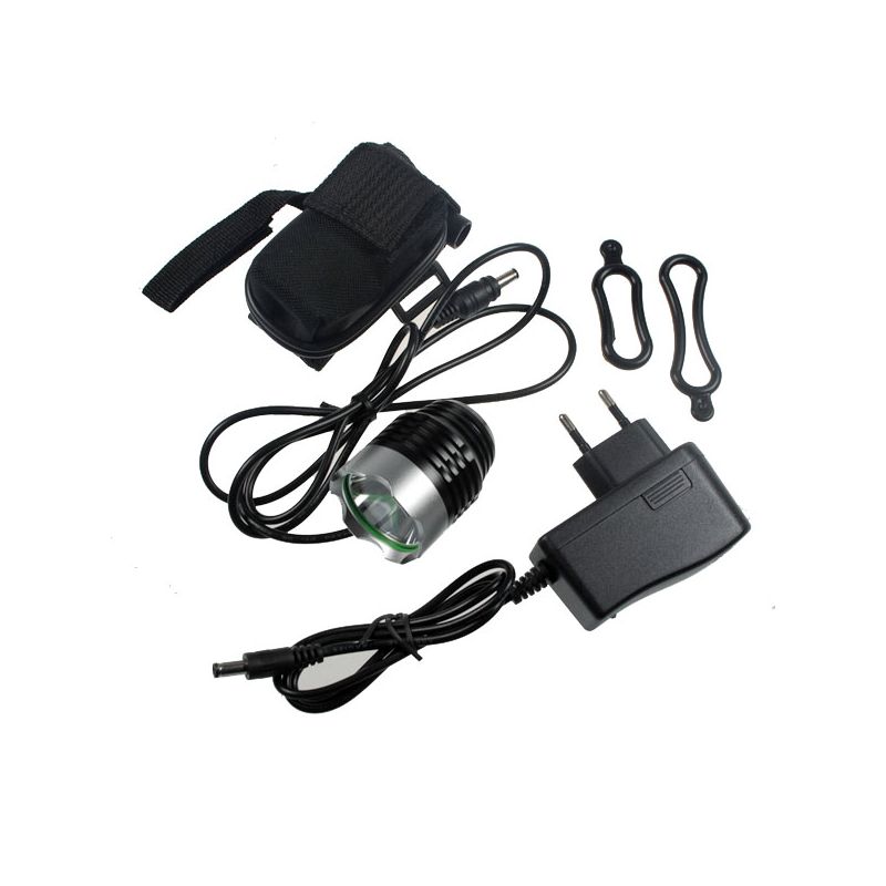 Eternalfire bh01 t6 3 modos 1800 lumens conduziu bicicleta luz bicicleta luzes frontais farol-preto