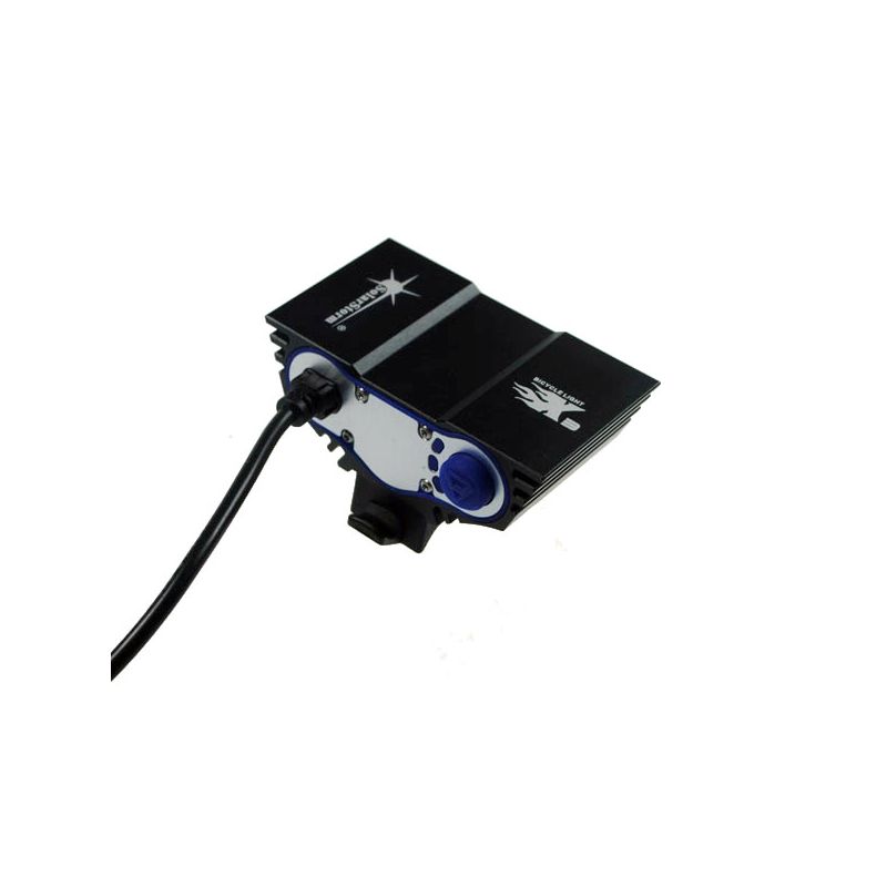 Color preto e vermelho Selecione SolarStorm X3 3xU2 4 Modos 3000 Lumens LED Bicycle Lights Set