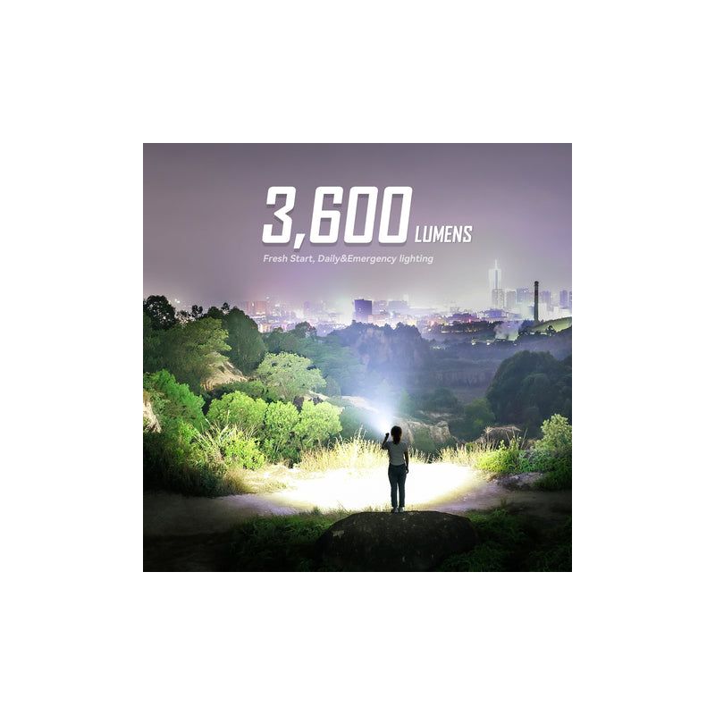 IMALENT BL50 3600 Lumens EDC Flashlight Compact Type-C Rechargeable with OLED Display for Outdoor Adventures