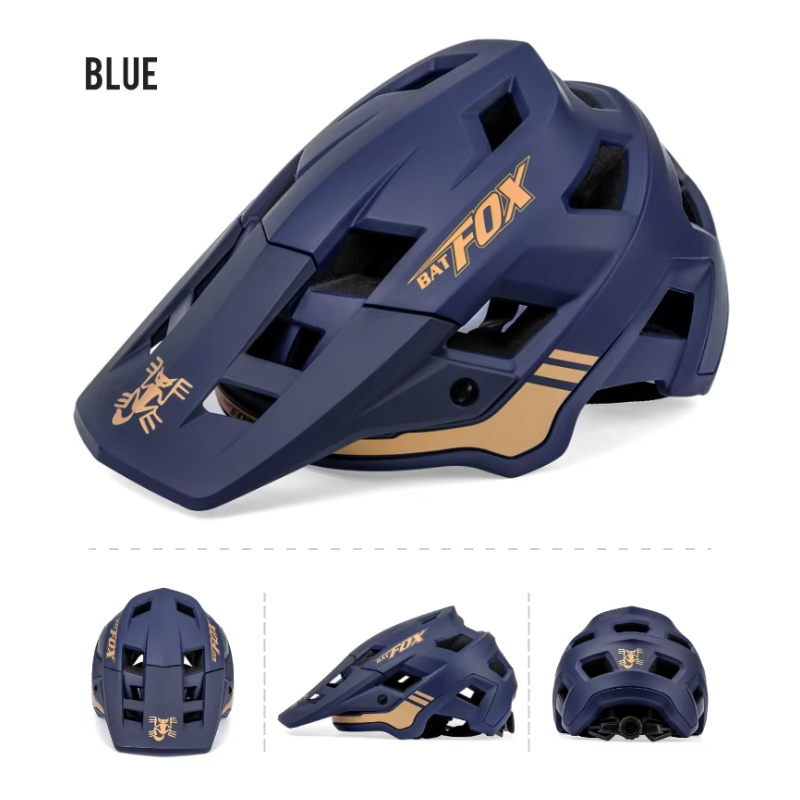 BATFOX Mountain Bike Helmet Lightweight In-Mold Technology Adjustable Sizing for Adults and Youth