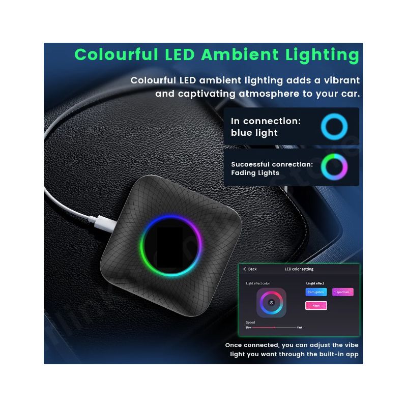 CarlinKit Smart TV Box with Android 13 Wired to Wireless CarPlay Ai Box YouTube Netflix Qualcomm 8-Cores