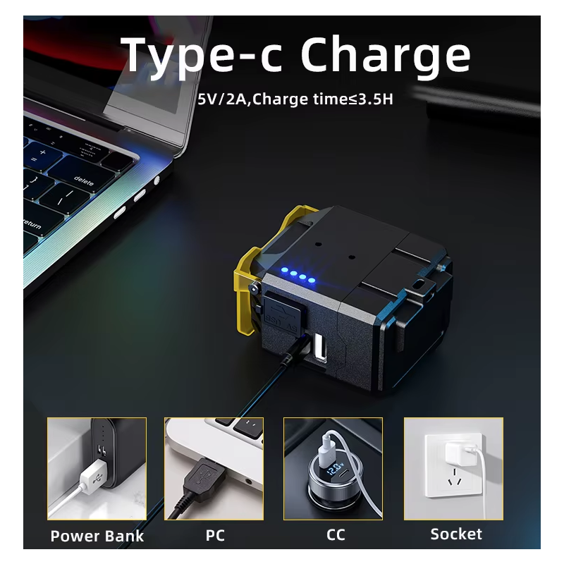 Nitebeam Hanging Cut-off Cable Bike Front Light 30W Powerful Illumination Durable Aluminum Hands-Free Operation