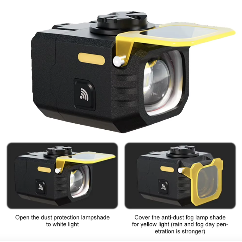 Nitebeam Hanging Cut-off Cable Bike Front Light 30W Powerful Illumination Durable Aluminum Hands-Free Operation