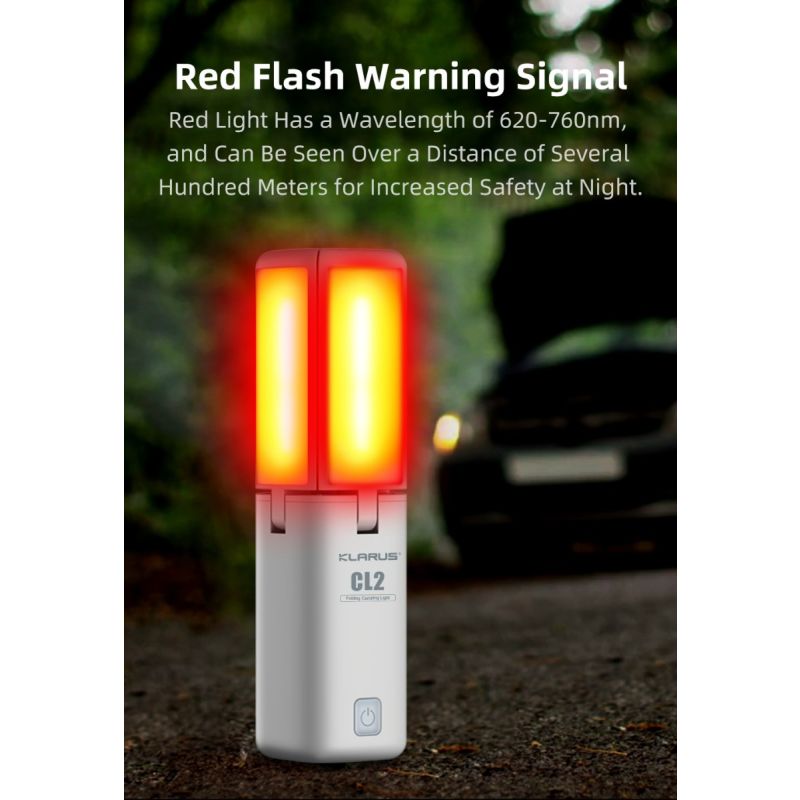Klarus CL2 750 Lumen Freefolding Camping Light Portable Eye-caring Versatile Lamp with 7 Light Modes