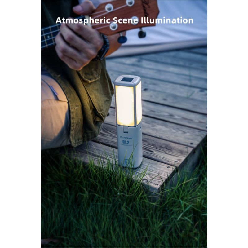 Klarus CL2 750 Lumen Freefolding Camping Light Portable Eye-caring Versatile Lamp with 7 Light Modes
