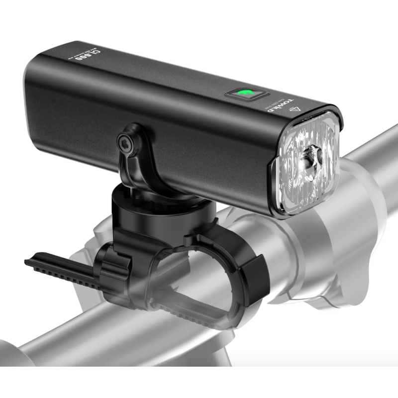 TOWILD CL600 Bike Light USB Rechargeable Front Lamp with High Lumen Brightness Waterproof Design 2000mAh