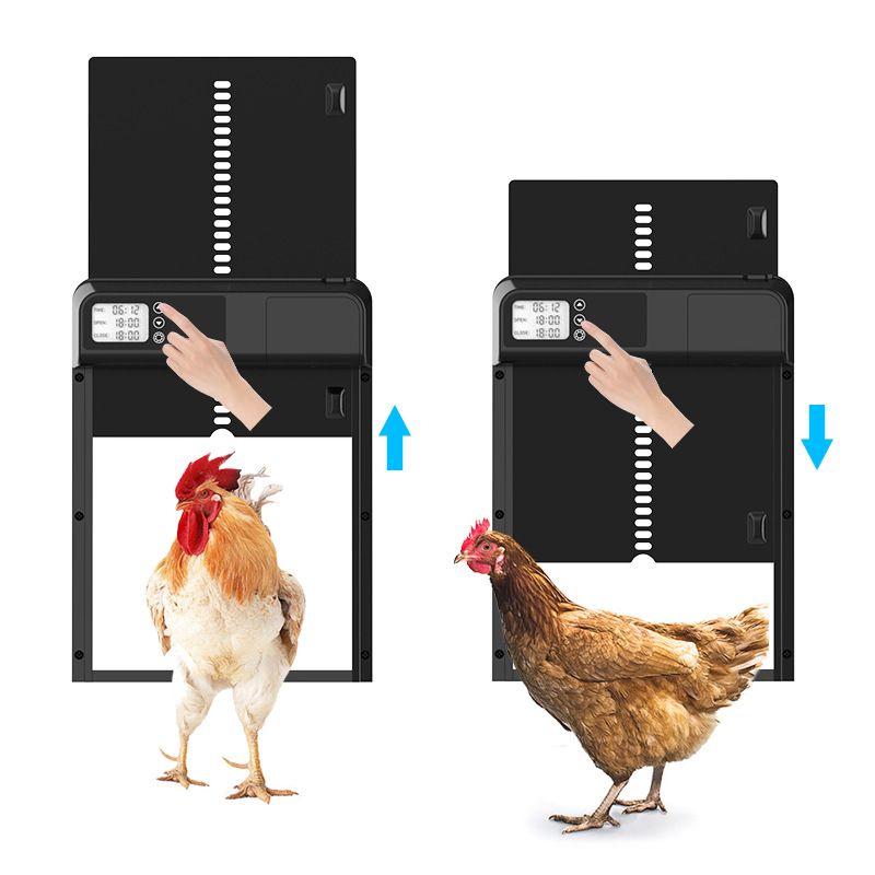 Timer Automatic Chicken Coop Door Motor Easy Installation Weather-Resistant Intelligent Poultry Management