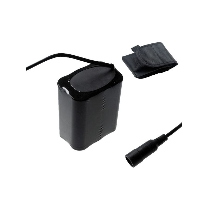 5521 Interface DC 8.4V 6x18650 13200mAh Battery Battery para luz de bicicleta LED