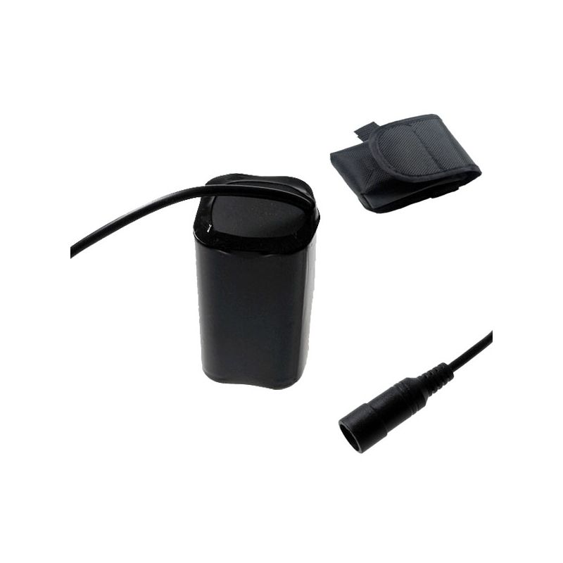 5521 Interface DC 8.4V 4x18650 4800mAh Bateria de luz de bicicleta para luz de bicicleta LED
