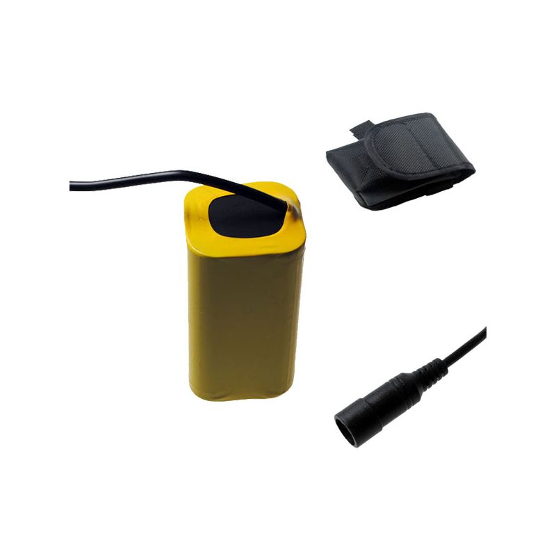 5521 Interface DC 8.4 V 4x18650 8800mAh Batteria de luz de bicicleta para luz de bicicleta LED