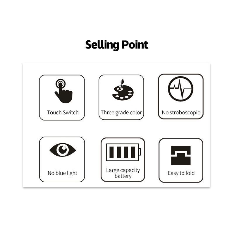 LED Desk Lamp with Pen Holder Built-in Calendar Adjustable Brightness Eye Protection for Home Office