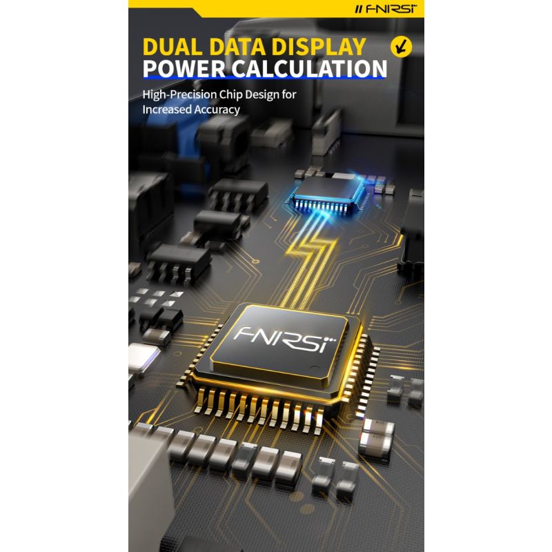 FNIRSI DMC-100 Clamp on Multimeter Fully Automatic Intelligent High Precision Clamp on Meter Ammeter Universal Meter, Measures NCV, AC/DC Voltage Current, Continuity Capacitance Diode Resistance, Temperature