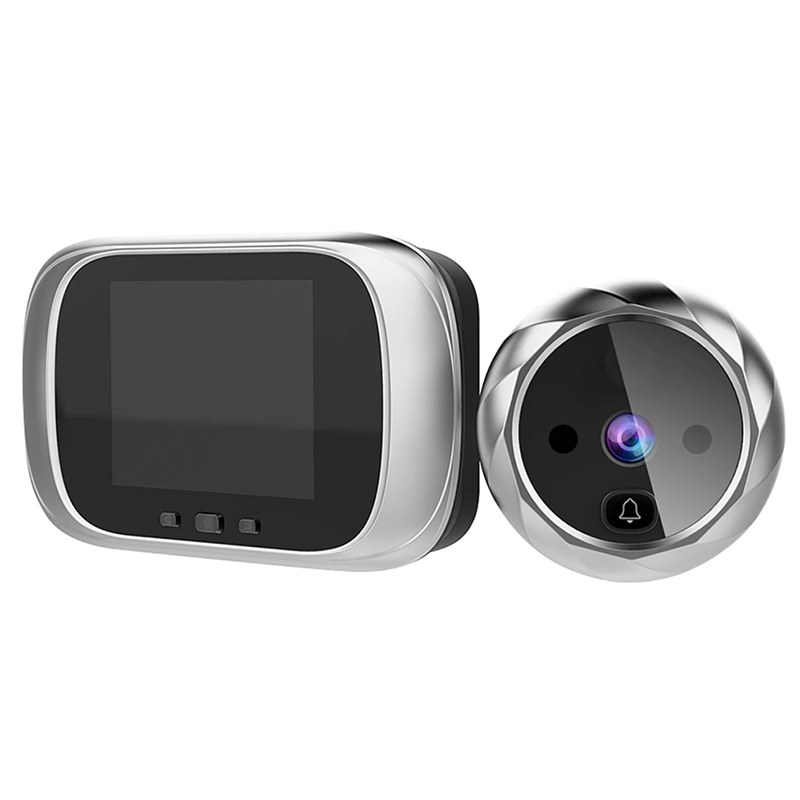 Digital Door Viewer Peephole Door Camera Doorbell 2.8-inch Night Vision Photo Shooting Digital Door Monitoring for Home Security