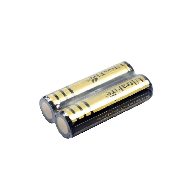 Ultrafire protegeu BRC 4000mAh 3.7V 18650 Bateria recarregável de Li-ion (1 par)