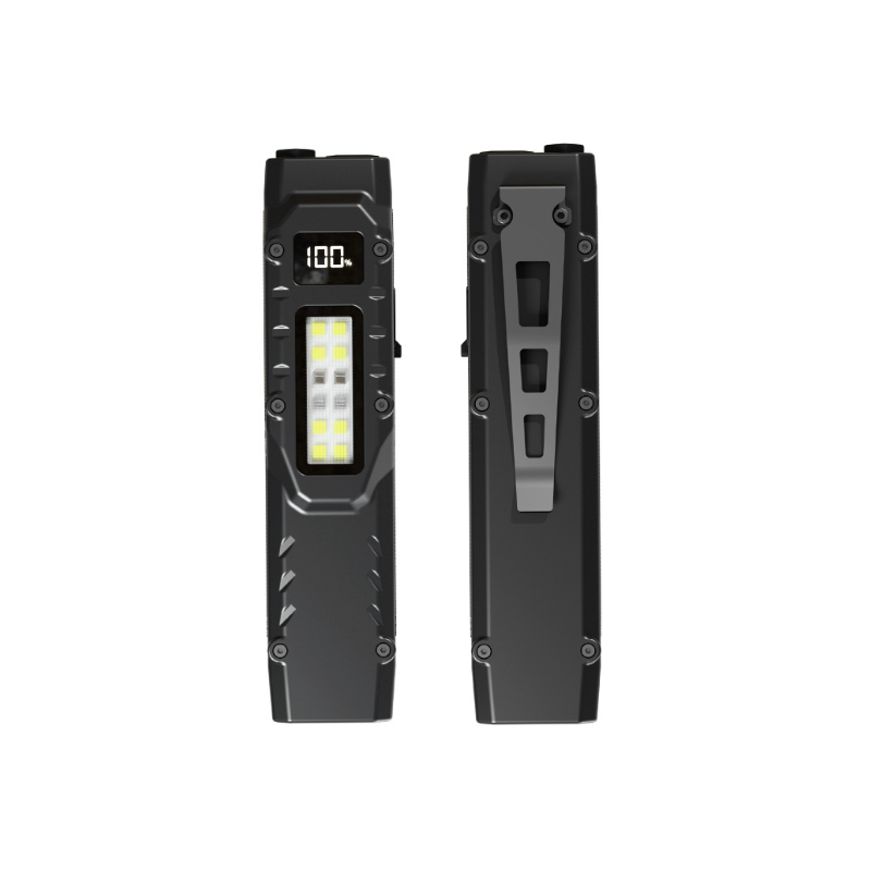 NiteBeam EDC29 LED Flashlight Aluminum Alloy Ultra-Thin EDC Rechargeable LED Flashlight Portable COB Work Light