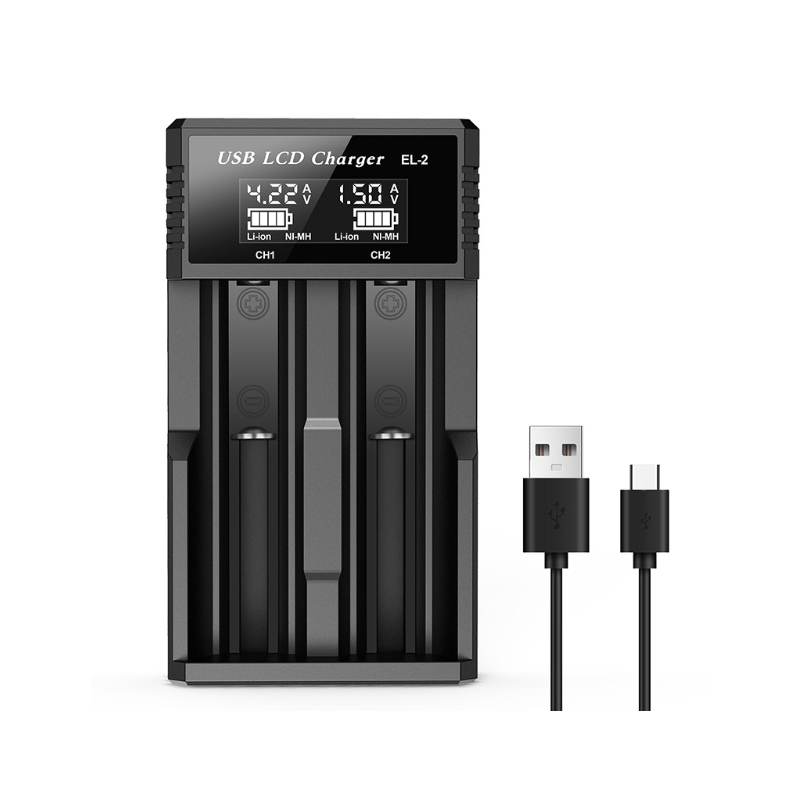 USB LCD Battery Smart Charger Efficient Charger for 18650 AA AAA Batteries with LCD Display Versatile and Portable
