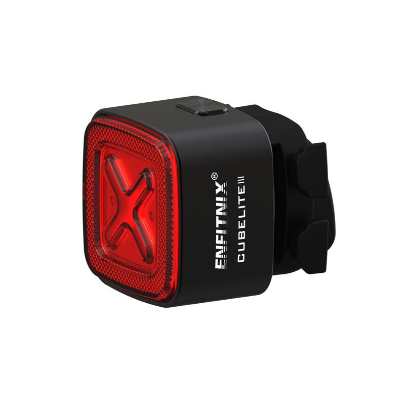 Enfitnix Cubelite III Smart Tail Light Ultra Bright Rear Light USB Charge Cycling Safety 30 Lumens